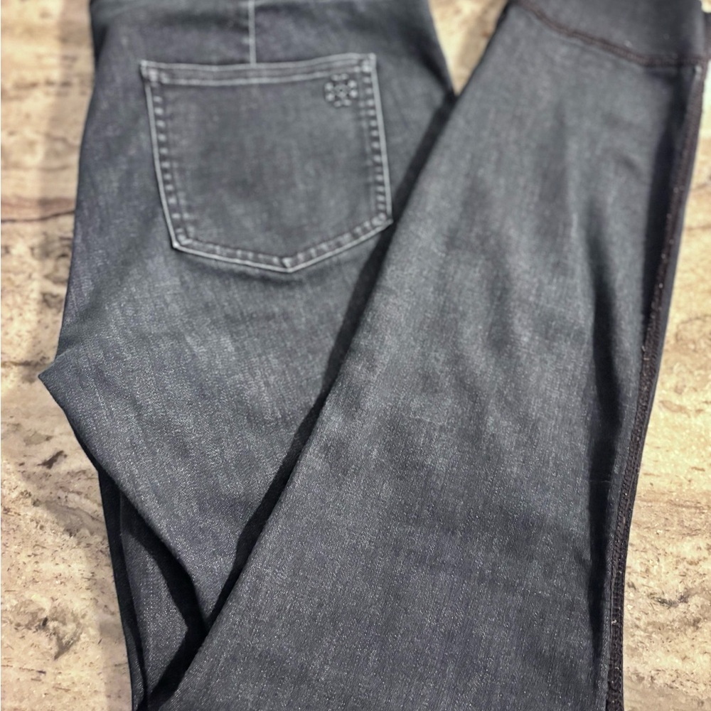 Tory Burch Mid Rise Denim Legging Jeans with Panel Pocket Details Woman’s sz 29 - Picture 4 of 4